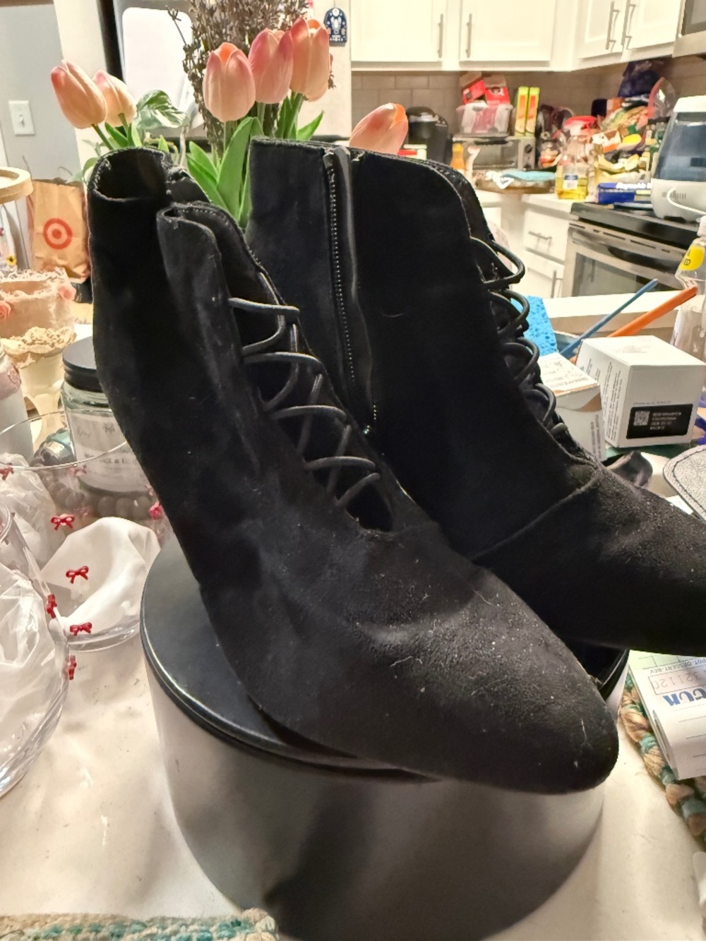 🌸Rialto Brown Heeled Boots size 7 1/2